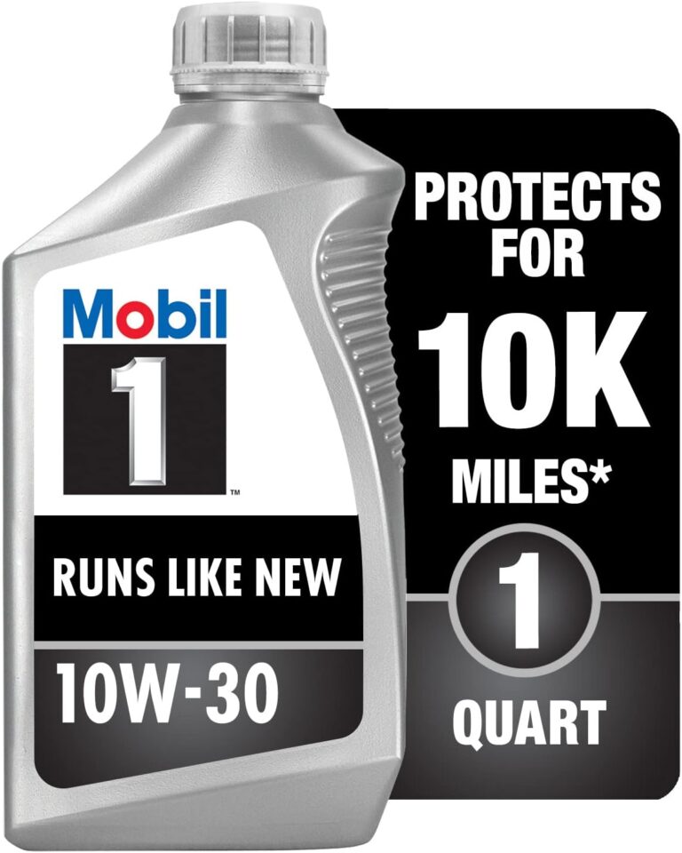 Mobil 1 Advanced Full Synthetic Motor Oil 10W-30, 1 Quart (Pack of 6) - Premium engine protection and performance for cars and trucks, offering 10,000 miles between oil changes and protection against extreme temperatures.